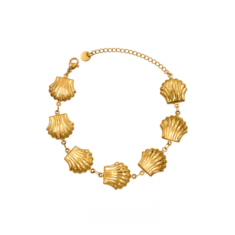 Gold Bracelet for Women Shell Tennis Bracelet Women's Jewelry