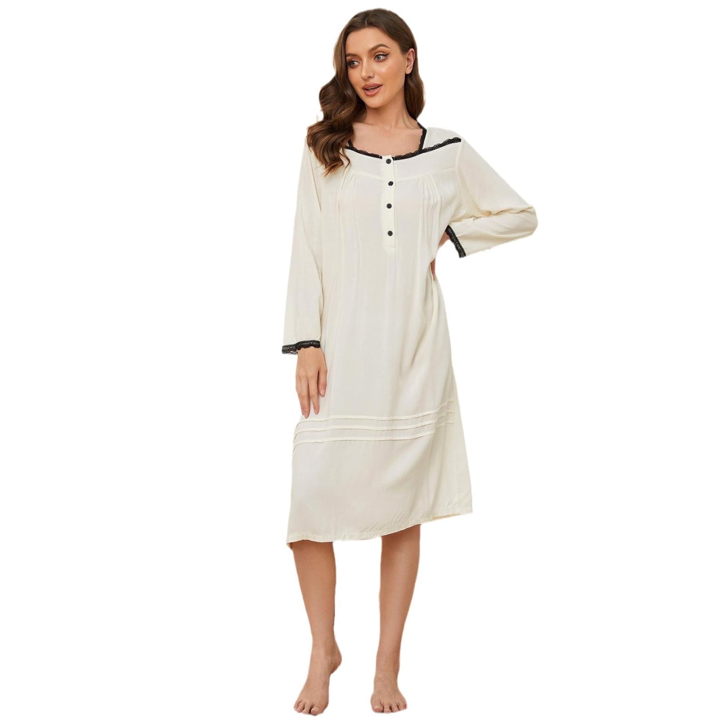 Lounge Set for Women Soft Nightgown Cotton Pajamas for Women Sleepwear