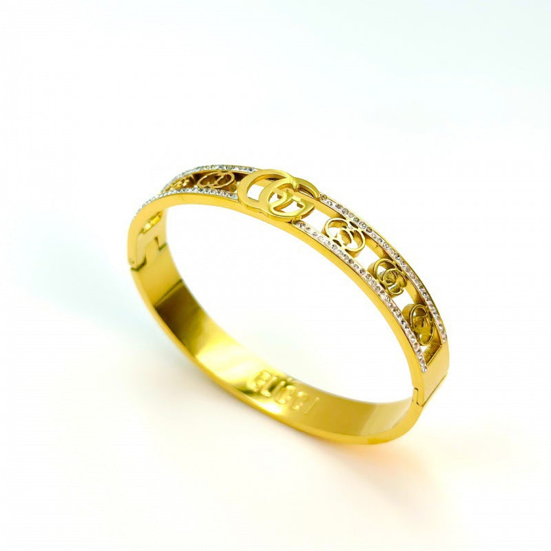 Gold Bracelet for Women Silver Open Bangle Bracelet Women's Jewelry