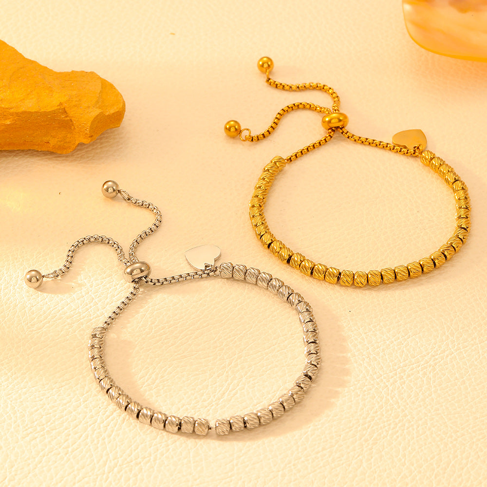 Women's Gold Bracelets Threaded Love Bracelet Silver Jewelry Charm Silver Bracelets for Women