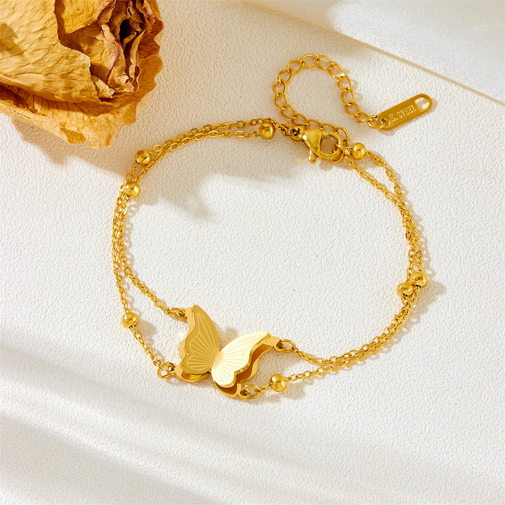 Bracelet for Women Gold Butterfly Elegance Bracelet Women's Jewelry