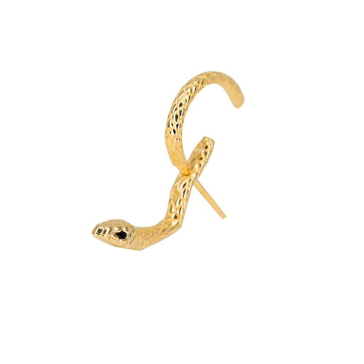 Earrings for Women Golden Snake Stud Earrings