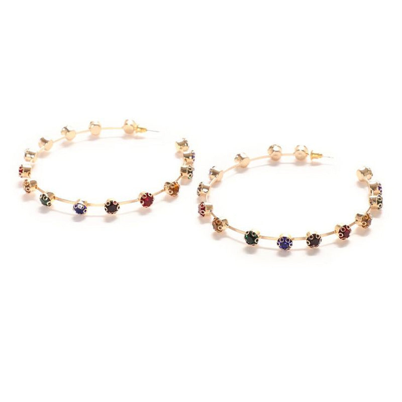 Earrings for Women Rainbow Crystal Drop Earrings