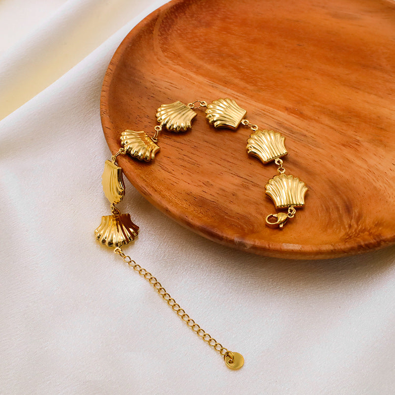 Gold Bracelet for Women Shell Tennis Bracelet Women's Jewelry