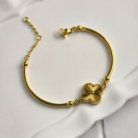 Bracelets for Women Silver Lucky Clover Bracelet Gold Bracelet