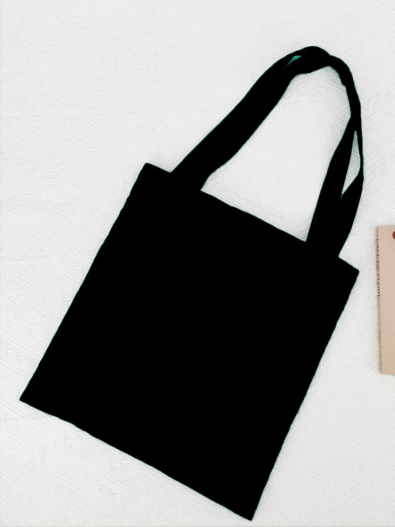 Letter Print Canvas Reusable Grocery Tote Bag Fenale Shoulder Handbag Crafts Shopping Bags Gifts for Women Birthday Christmas