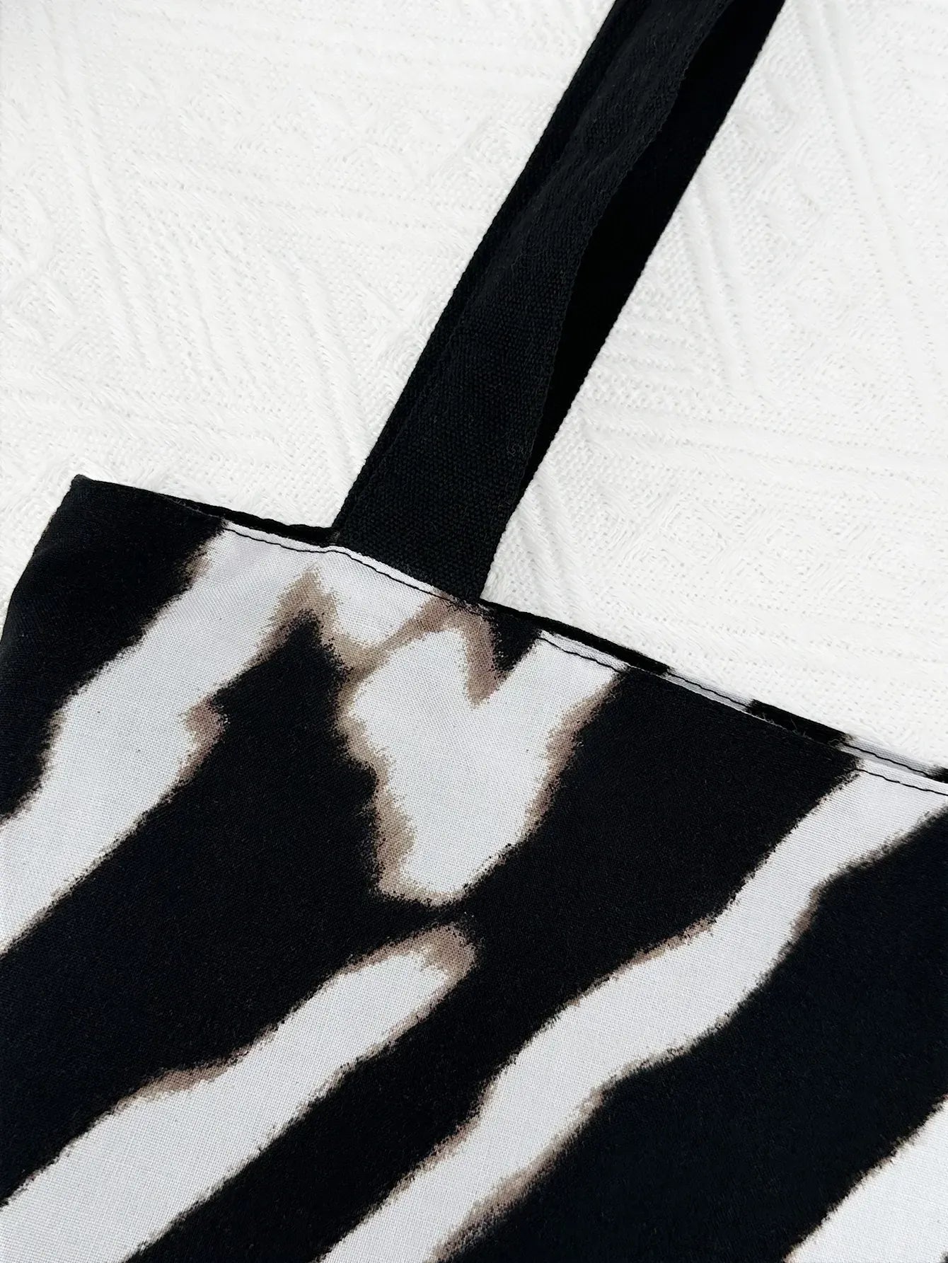 Floral Zebra Print Canvas Tote Bags Reusable Grocery Women Shoulder Crafts Shopping Gifts Handbag for Women Girls Birthday