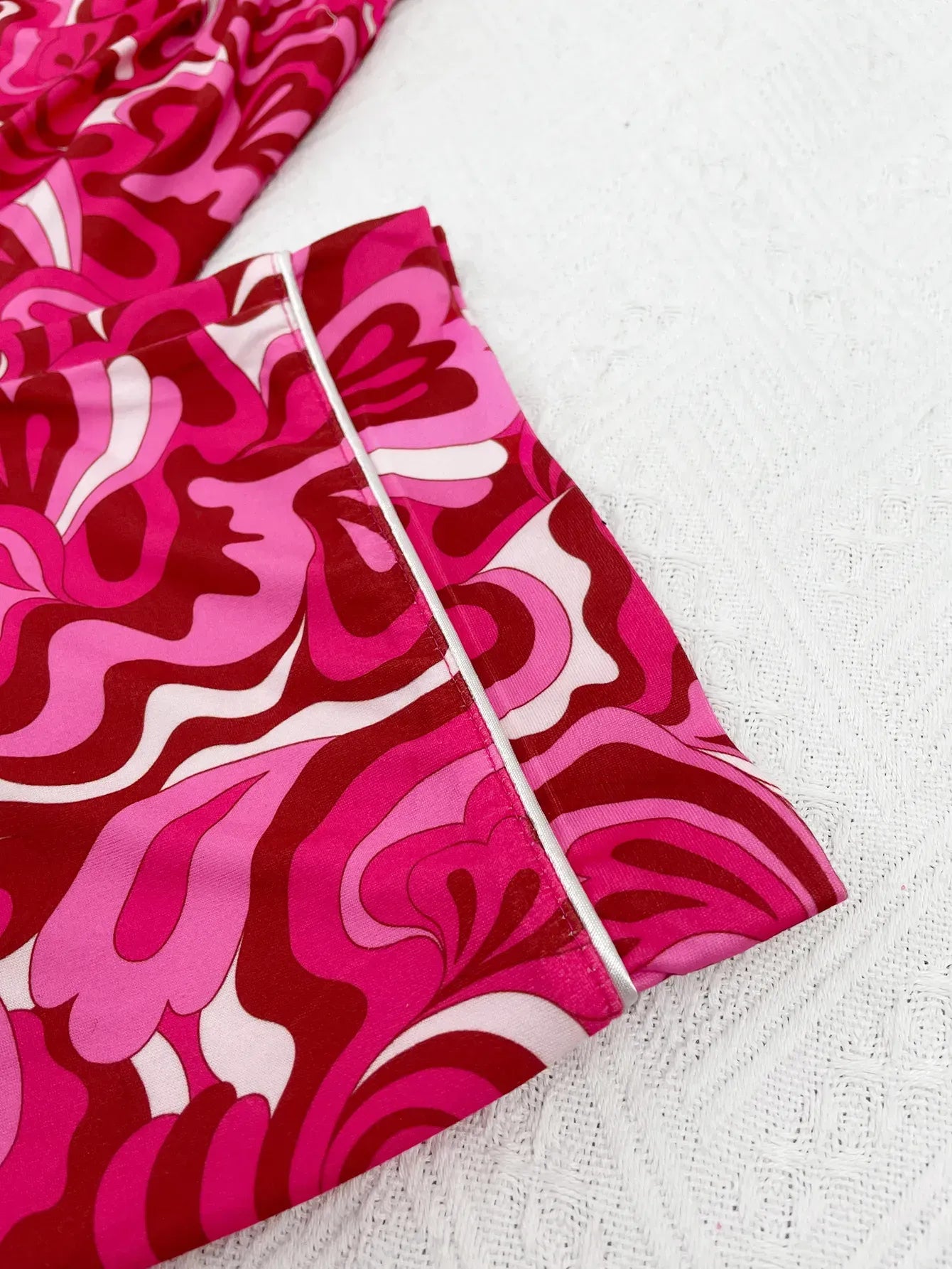 Striped Women Pajama Set Long Sleeves Turn Down Collar Top & Full-length Pants Female 2 Pieces Sleepwear Nightwear Homewear