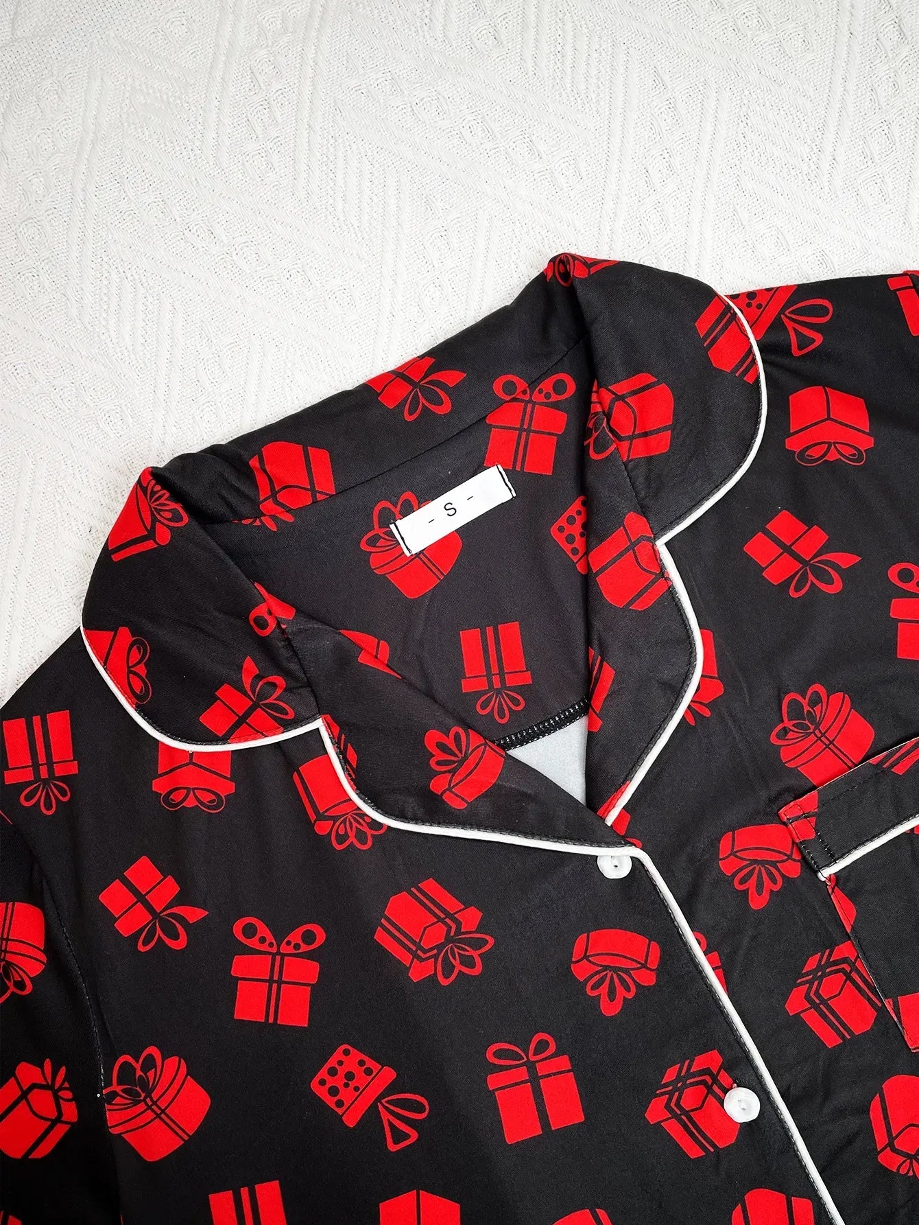 Diagonal Stripes Print Women Pajama Set Short Sleeves Turn Down Collar Top & Shorts Female 2 Pcs Sleepwear Nightwear Homewear