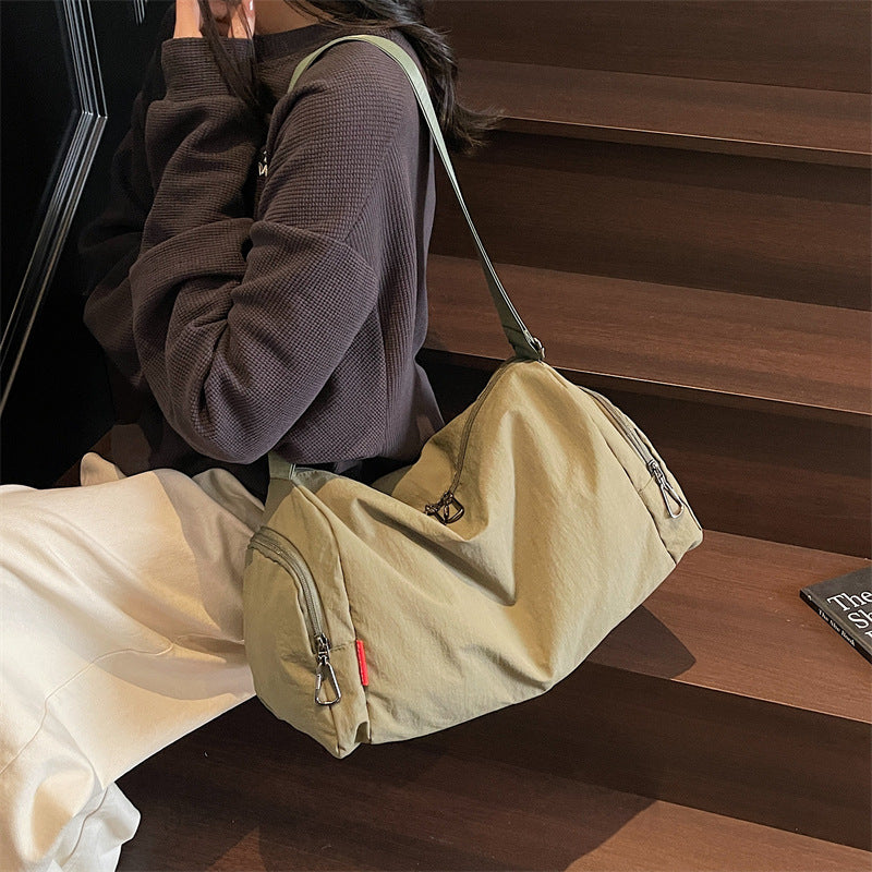 2025 New Swimming Wet Dry Separation Large Capacity Storage Handheld Fitness Bag Lightweight Single Shoulder Crossbody Bag Men's and Women's Travel Bag