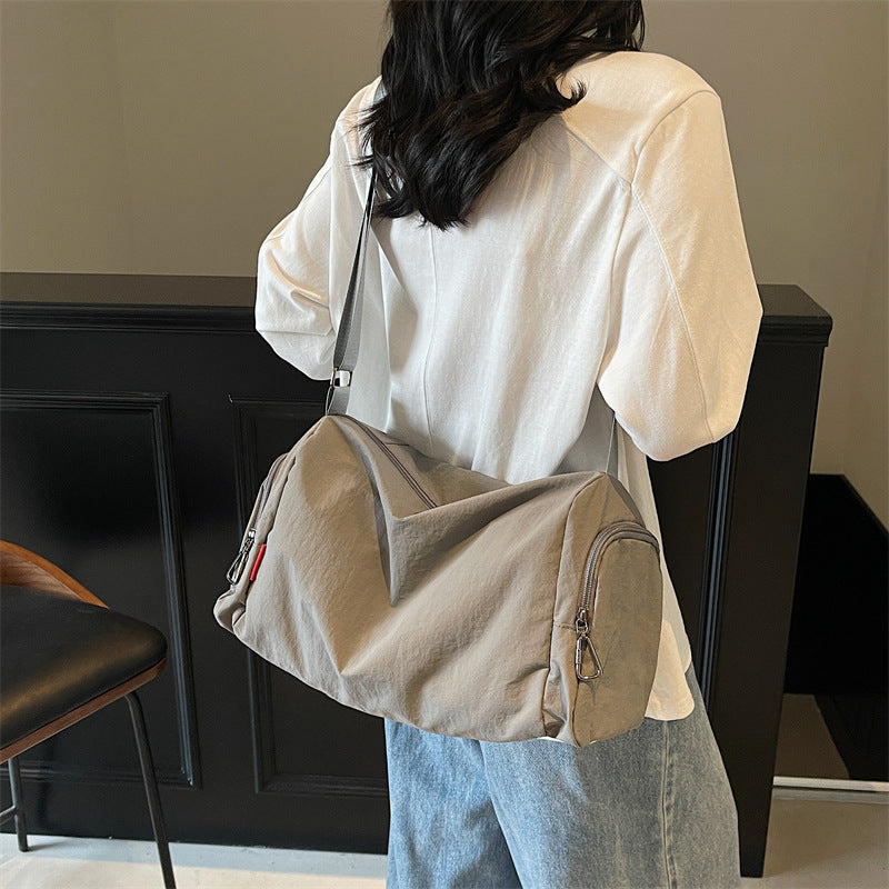 2025 New Swimming Wet Dry Separation Large Capacity Storage Handheld Fitness Bag Lightweight Single Shoulder Crossbody Bag Men's and Women's Travel Bag