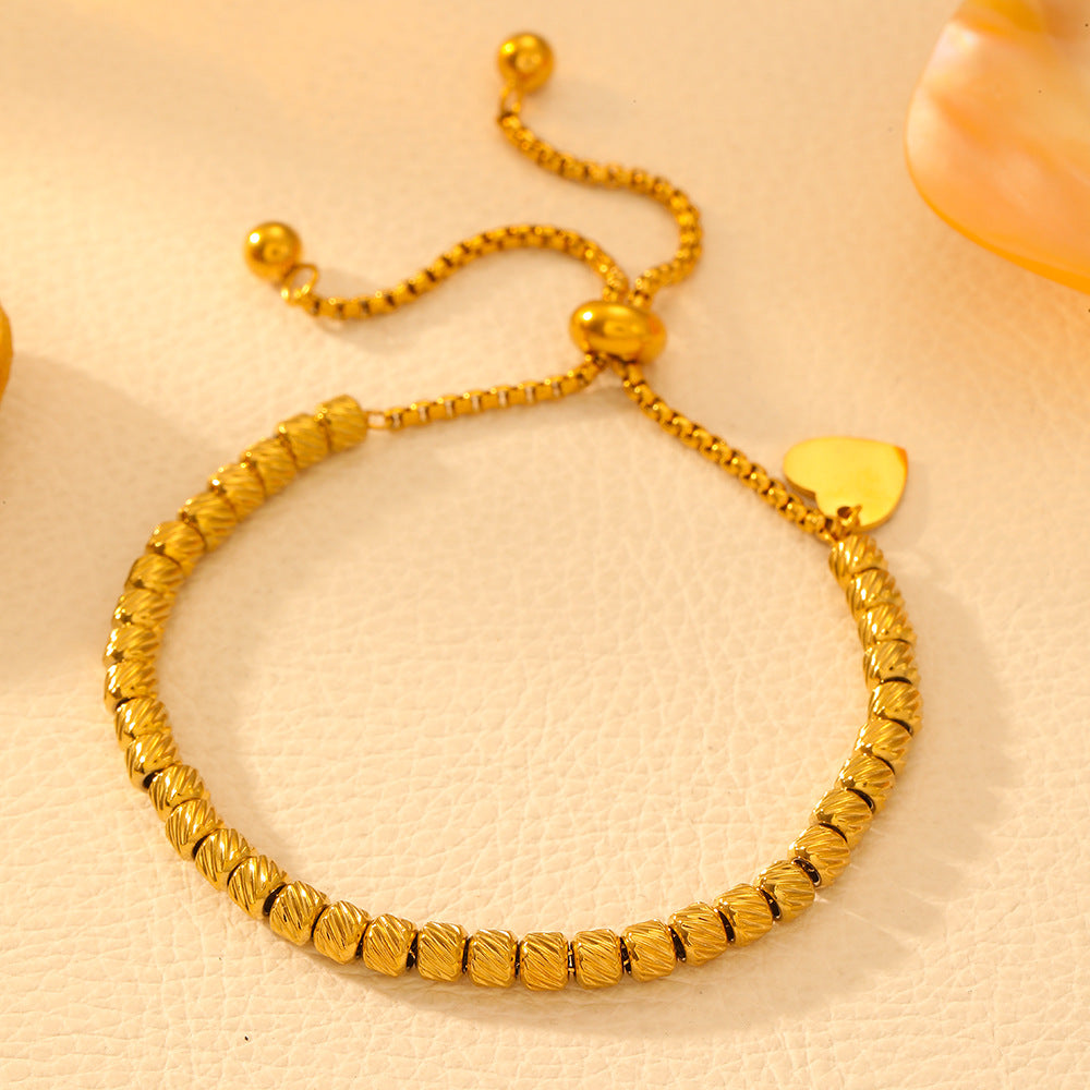 Women's Gold Bracelets Threaded Love Bracelet Silver Jewelry Charm Silver Bracelets for Women