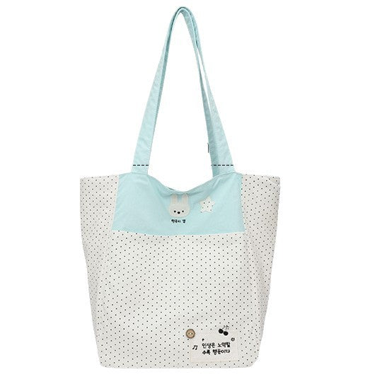 2025 fashion new Korean casual simple polka dot bag women's large capacity crossbody bag commuting pillow bag