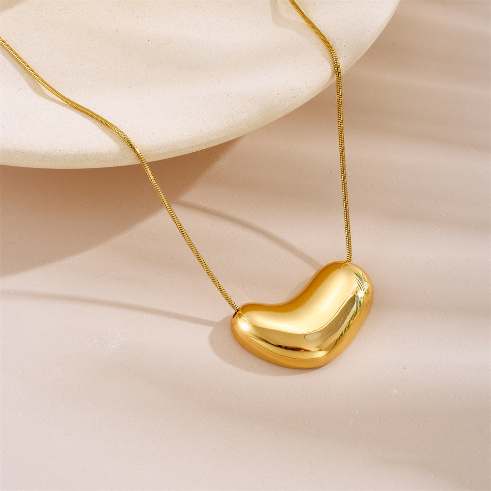 Necklace for Women Charm Heart-Shaped Gold Necklace Womens Jewelry for Girl