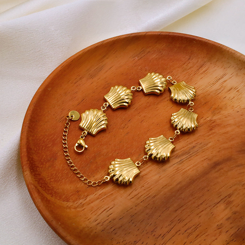 Gold Bracelet for Women Shell Tennis Bracelet Women's Jewelry