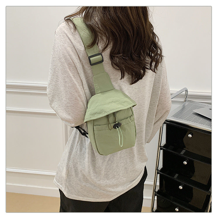 Summer Small Bag for Women 2025 New Canvas Bag Chest Bag for Men and Women Travel Backpack Casual Crossbody Bag Waist Bag