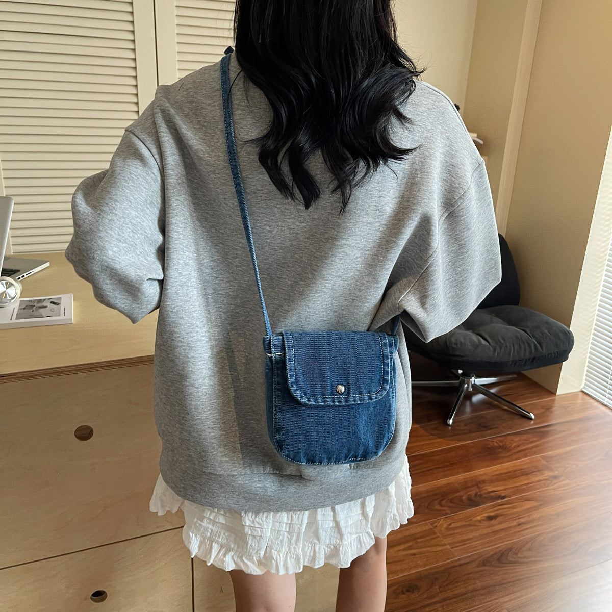 Denim Bag for Women Summer Versatile 2025 New Fashion Single Shoulder Crossbody Bag Casual High-End Bestseller Phone Bag