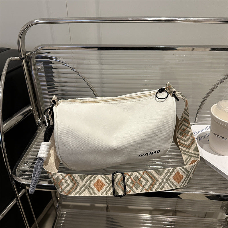 Women's New Fashion Commuter Casual Crossbody Bag, Stylish and Versatile Sporty Shoulder Bag with Large Capacity