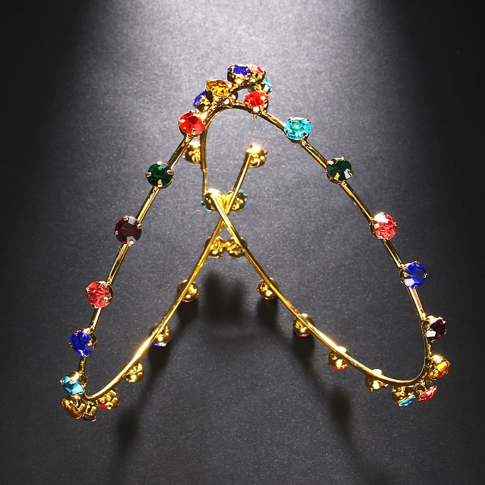 Earrings for Women Rainbow Crystal Drop Earrings