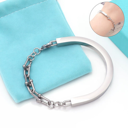Gold Bracelets for Women U-shaped Horseshoe Bracelet