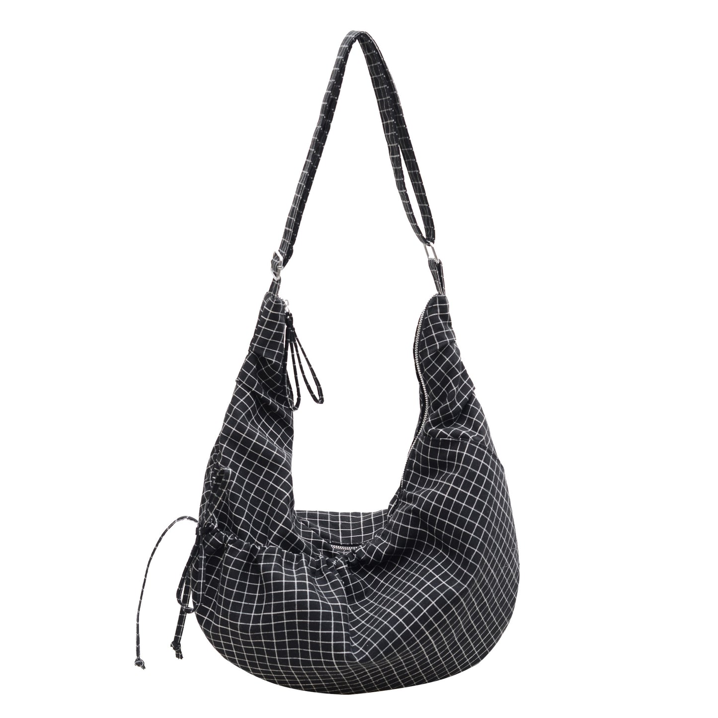 Autumn and winter new plaid women's shoulder bag versatile commuting armpit bag cross-border women's diagonal cross bag women's bag