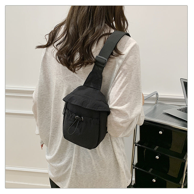 Summer Small Bag for Women 2025 New Canvas Bag Chest Bag for Men and Women Travel Backpack Casual Crossbody Bag Waist Bag
