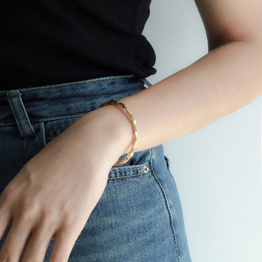 Bracelet for Women Gold C-shaped Opening Bracelet Silver Tennis Bracelets