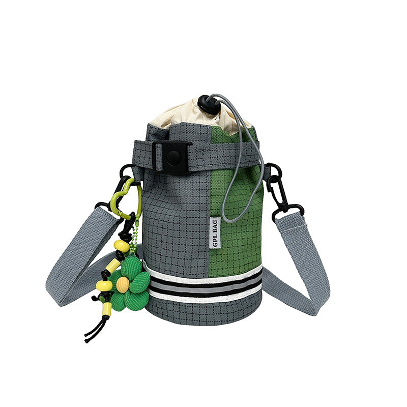 2025 new mobile phone water cup bag mountain series outdoor sports cycling men's and women's drawstring single shoulder crossbody water bottle bag handbag