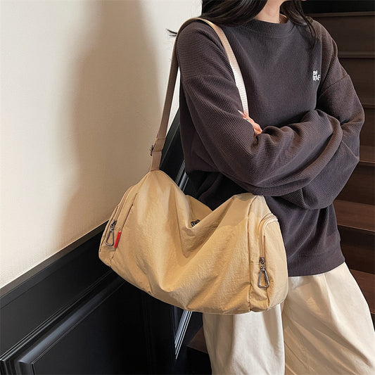 2025 New Swimming Wet Dry Separation Large Capacity Storage Handheld Fitness Bag Lightweight Single Shoulder Crossbody Bag Men's and Women's Travel Bag