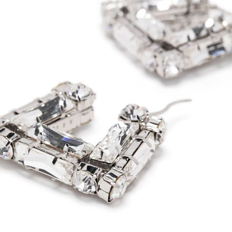 Earrings for Women Sparkling Bag Type Earrings Exaggerated Club Street Earrings