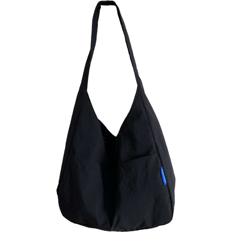 Summer New Tote Bag Relaxation for Girls Simple Ice Cream Dopamine Shoulder Bag Large Capacity Underarm Bag