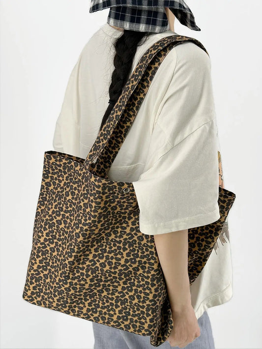 Floral Print Canvas Reusable Grocery Tote Bags Women Shoulder Handbag Crafts Shopping Bags Gifts for Women Birthday Christmas