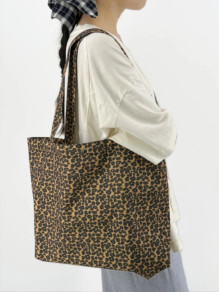 Floral Print Canvas Reusable Grocery Tote Bags Women Shoulder Handbag Crafts Shopping Bags Gifts for Women Birthday Christmas