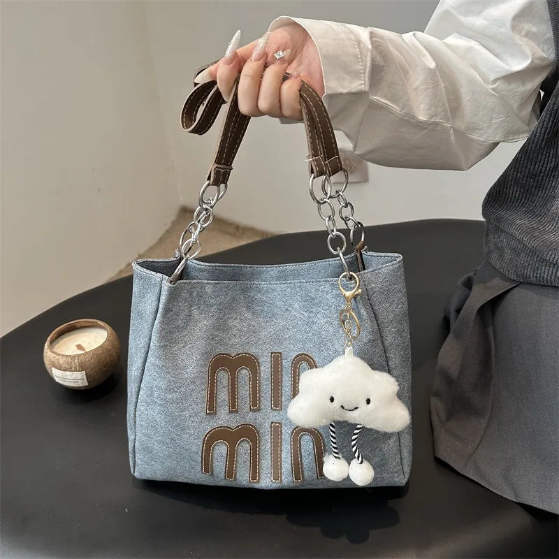 Women New Large-capacity Single-shoulder Tote Bag Trendy and Casual Stylish and Unique Single-shoulder Hand-carry Women's Bag