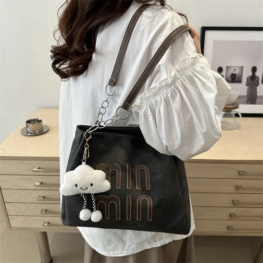 Women New Large-capacity Single-shoulder Tote Bag Trendy and Casual Stylish and Unique Single-shoulder Hand-carry Women's Bag