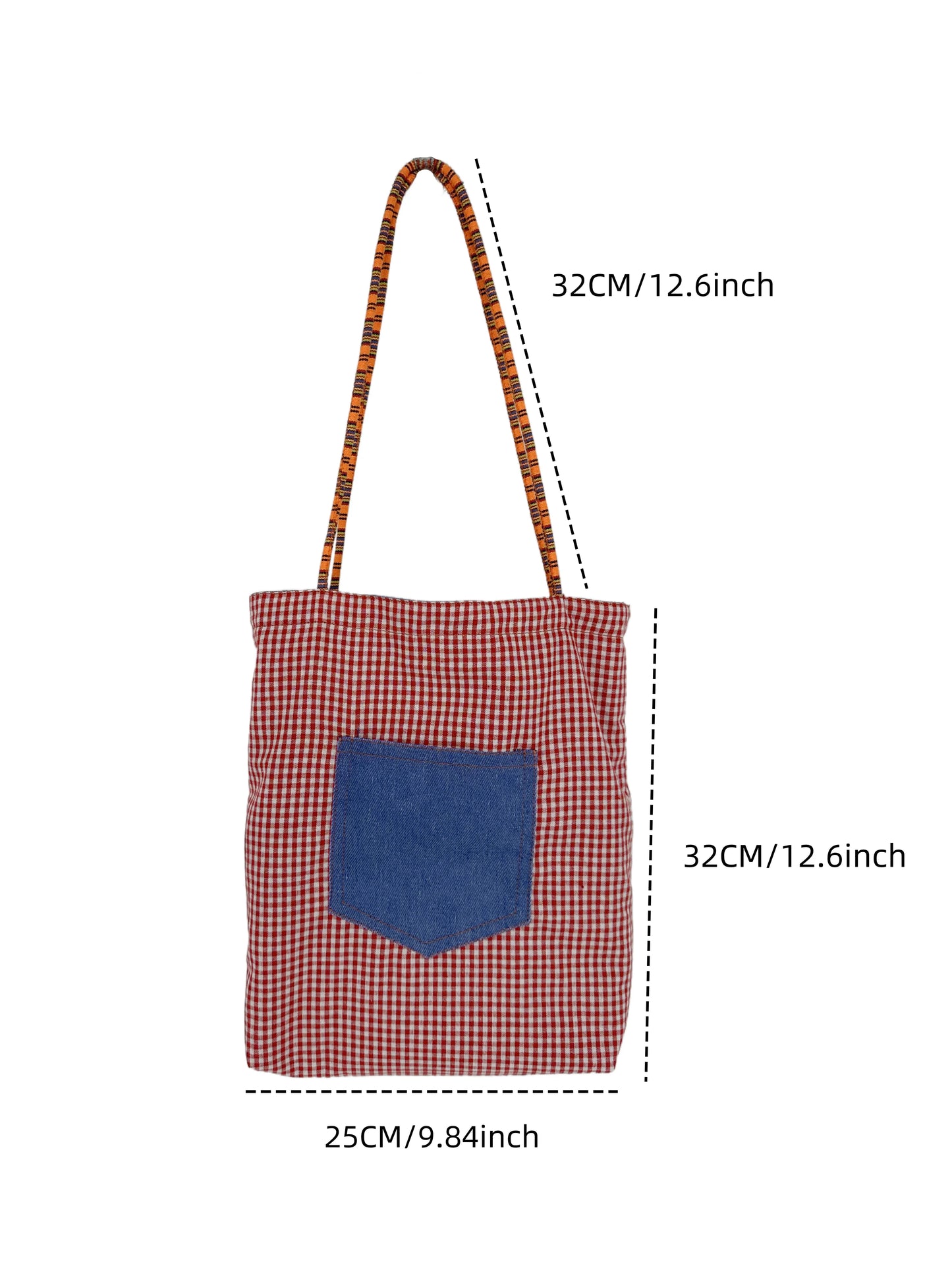 Letter Print Double Side Canvas Tote Bags Reusable Grocery Women Shoulder Crafts Shopping Handbag Gifts for Women Girls Birthday