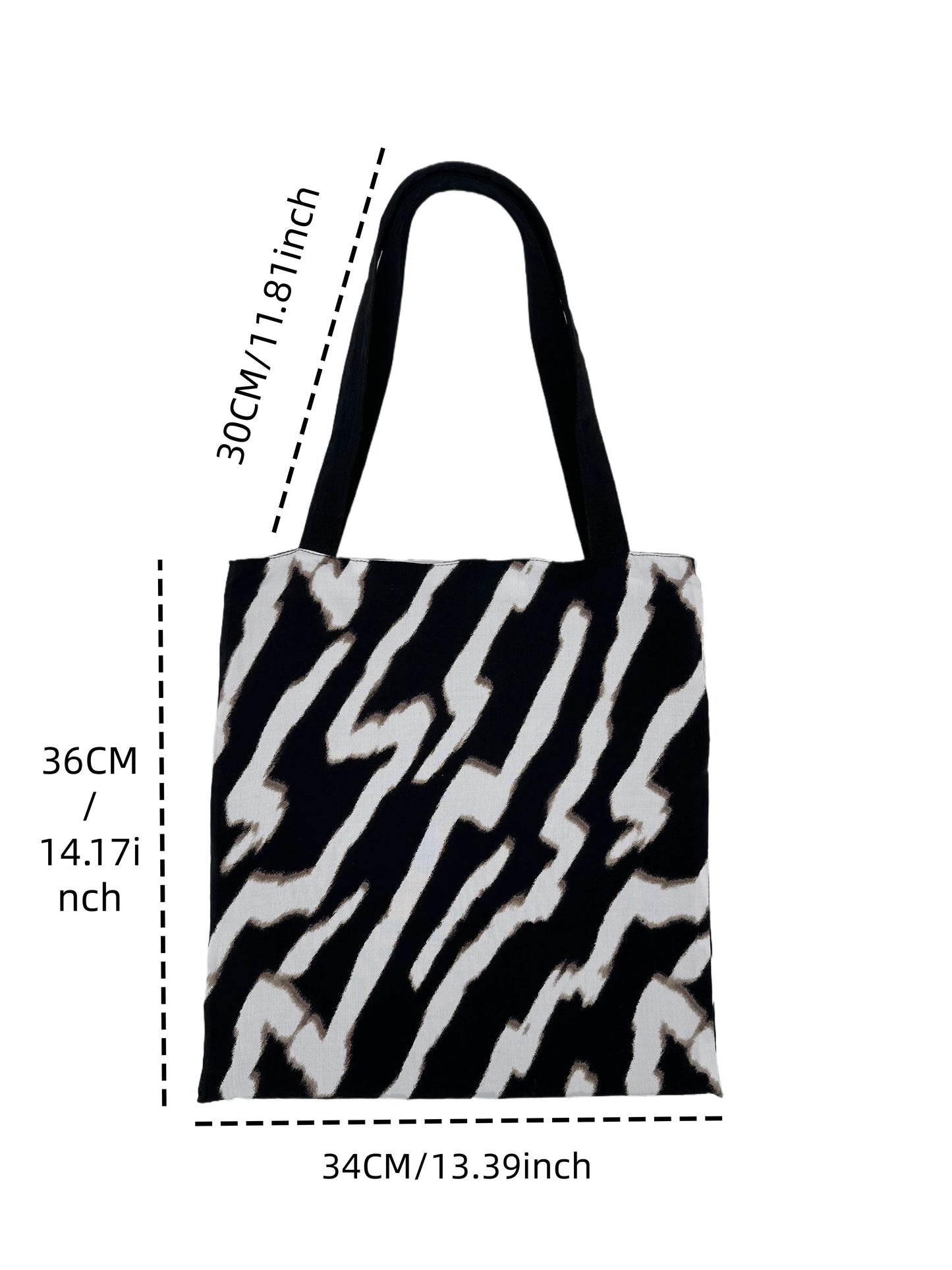 Floral Zebra Print Canvas Tote Bags Reusable Grocery Women Shoulder Crafts Shopping Gifts Handbag for Women Girls Birthday