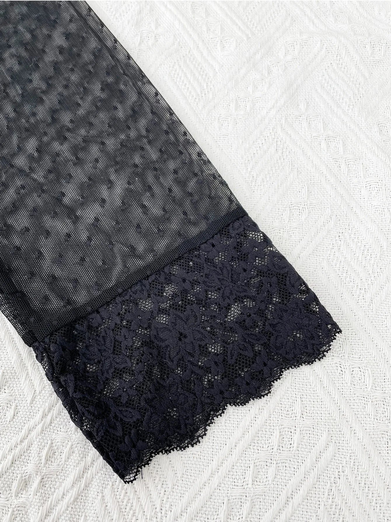 Solid Women Pajamas Set Long Transparent Sleeve Front Button Top & Full-length Pants Female 2 Pcs Notched Collor Sleepwear