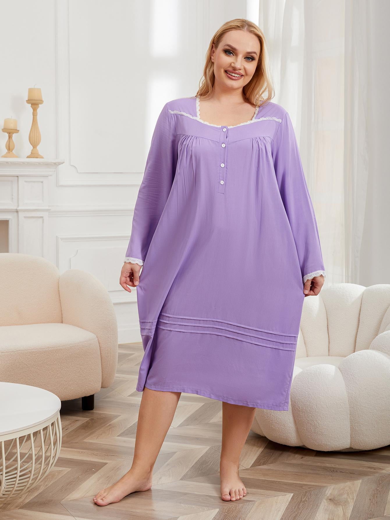 Plus Size Pajamas Set for Women Soft Nightwear Cute Sleepwear Women's Lounge Sets